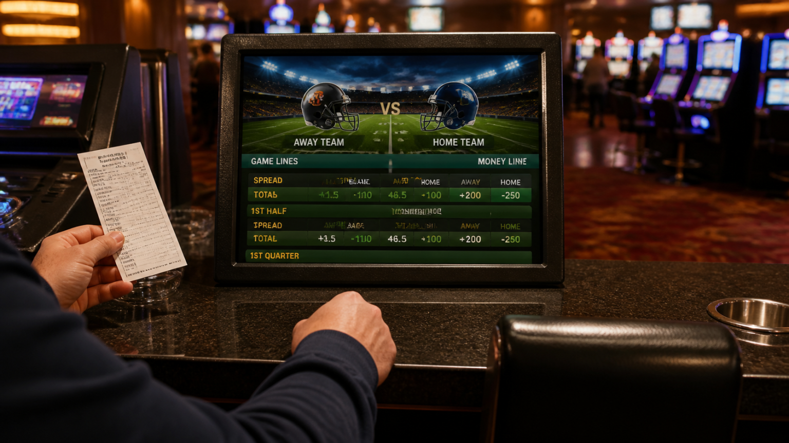 Sports Betting Malaysia: A Practical Guide for New Readers Sports bettor reviewing odds and match selections on a screen